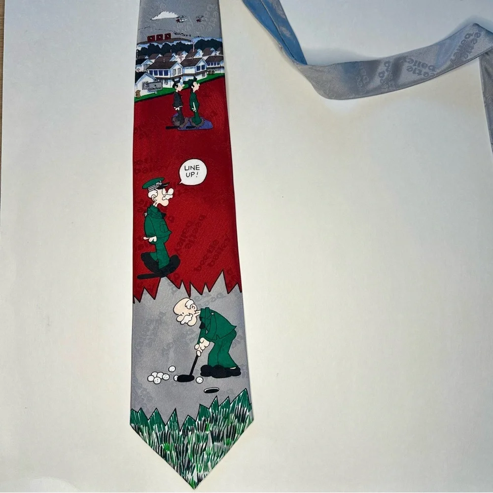 Vintage 1993 Golf beetle bailey by Mort Walker by King Features Classic Tie